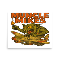 Muncle Mikes Hot Rod and Rat Rod Shirt Mayhem! Monster Rods! (001) Matte Poster product mockup 3