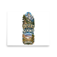 Desert to Summit Eastern California Matte Poster product mockup 3