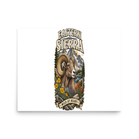 Eastern Sierra Bighorn Matte Poster product mockup 3