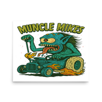 Hot Rods and Monsters 002 Matte Poster — 16 × 20, front view