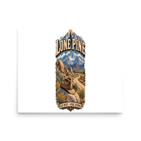 Lone Pine Old West Matte Poster product mockup 3