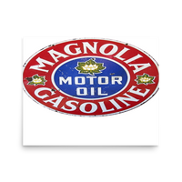 Magnolia Oil and Gas Vintage Matte Poster — 16 × 20, front view