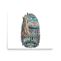 Mono Lake Tufa Matte Poster product mockup 3