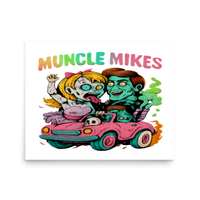 Muncle Mikes Hot Rod and Rat Rod Shirt Mayhem! Monster Rods! (016) Matte Poster product mockup 3