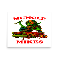 Muncle Mikes Hot Rod and Rat Rod Shirt Mayhem! Monster Rods! (024) Matte Poster product mockup 3