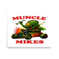 Muncle Mikes Hot Rod and Rat Rod Shirt Mayhem! Monster Rods! (025) Matte Poster product mockup 3