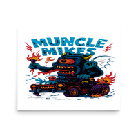 Muncle Mikes Hot Rod and Rat Rod Shirt Mayhem! Monster Rods! (032) Matte Poster product mockup 3
