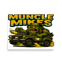 Muncle Mikes Hot Rod and Rat Rod Shirt Mayhem! Monster Rods! (039) Matte Poster product mockup 3