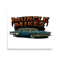 Muncle Mikes Hot Rod and Rat Rod Shirt Mayhem! Victoria Matte Poster product mockup 3