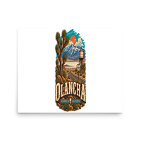 Olancha California Matte Poster product mockup 3