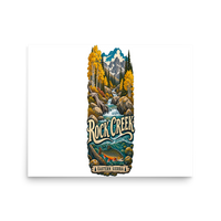 Rock Creek Matte Poster product mockup 3