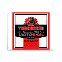 Thorobread Oil Vintage Gas and Oil Matte Poster — 16 × 20, front view