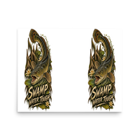 Swamp Water Tough Fish Matte Poster product mockup 3