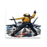 Vintage Aviation Pin-Up T-Shirt – Edition 24 Matte Poster product mockup 3