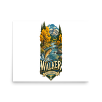 Walker California Matte Poster product mockup 3
