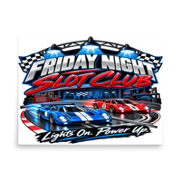 Friday Night Slot Club Matte Poster product mockup 4