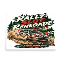 Rally Slot Renegade Matte Poster product mockup 4