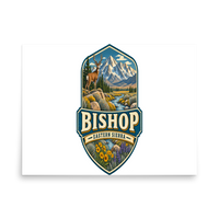 Bishop California Matte Poster product mockup 4