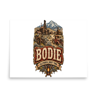 Bodie California Ghost Town Matte Poster product mockup 4