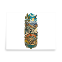 California High Desert Matte Poster product mockup 4