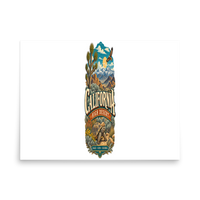 California High Desert Enamel Matte Poster product mockup 4