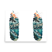 Cast Beyond the Break Matte Poster product mockup 4