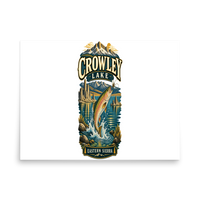 Crowley Lake Matte Poster product mockup 4