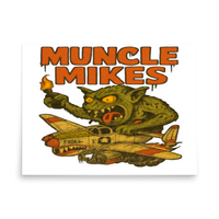 Muncle Mikes Hot Rod and Rat Rod Shirt Mayhem! Monster Rods! (001) Matte Poster product mockup 4