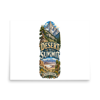Desert to Summit Eastern California Matte Poster product mockup 4