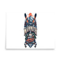 Mammoth Lakes Après Ski Matte Poster product mockup 4