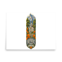Independence California Enamel Camping Mug – Eastern Sierra Gift Matte Poster product mockup 4