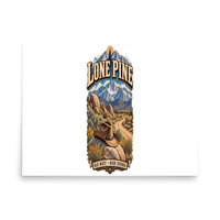 Lone Pine Old West Matte Poster product mockup 4