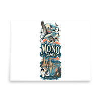 Mono Basin California Matte Poster product mockup 4