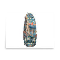 Mono Lake Tufa Enamel Matte Poster product mockup 4