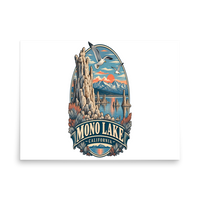 Mono Lake Tufa Matte Poster product mockup 4