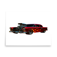 Hot Rod 001 Matte Poster — 18 × 24, front view
