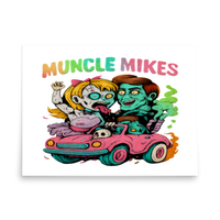 Muncle Mikes Hot Rod and Rat Rod Shirt Mayhem! Monster Rods! (016) Matte Poster product mockup 4