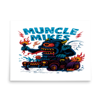 Muncle Mikes Hot Rod and Rat Rod Shirt Mayhem! Monster Rods! (032) Matte Poster product mockup 4
