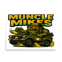Muncle Mikes Hot Rod and Rat Rod Shirt Mayhem! Monster Rods! (039) Matte Poster product mockup 4