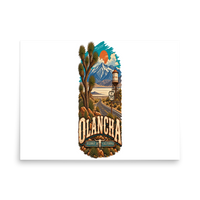 Olancha California Matte Poster product mockup 4
