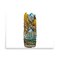 Rock Creek Matte Poster product mockup 4