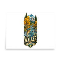 Walker California Matte Poster product mockup 4