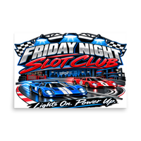 Friday Night Slot Club Matte Poster product mockup 5