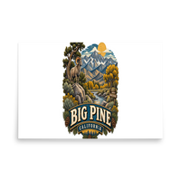 Big Pine California Matte Poster product mockup 5