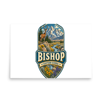 Bishop California Matte Poster product mockup 5