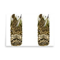 Bottom Ambush Flatfish Matte Poster product mockup 5