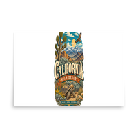 California High Desert Matte Poster product mockup 5