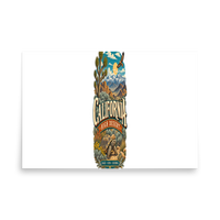 California High Desert Enamel Matte Poster product mockup 5