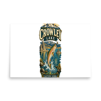 Crowley Lake Matte Poster product mockup 5