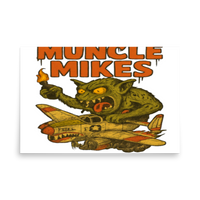Muncle Mikes Hot Rod and Rat Rod Shirt Mayhem! Monster Rods! (001) Matte Poster product mockup 5